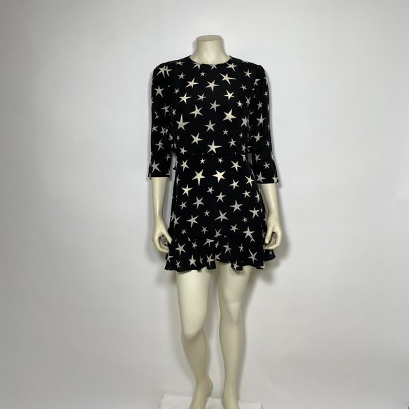 Realisation Par Black and White Star Mini Dress - Picture 2 of 8